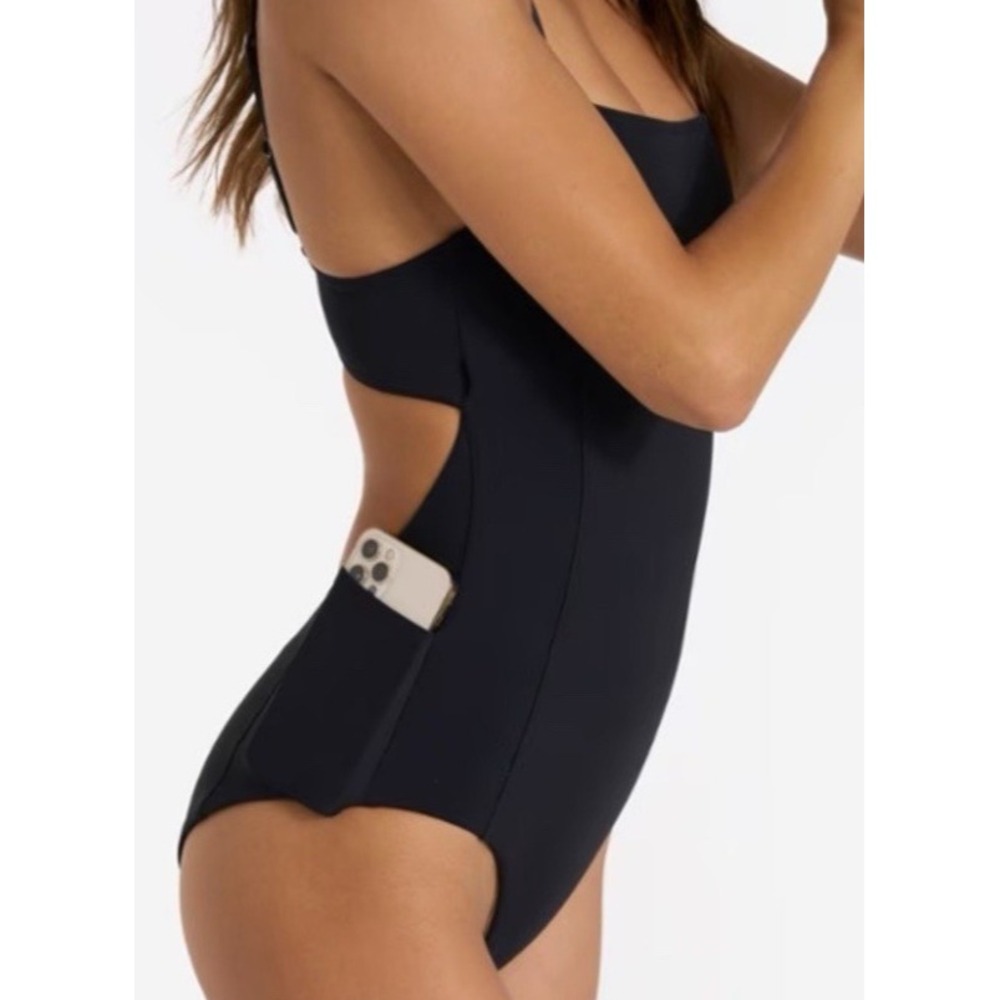 Vuori Dune One Piece Swimsuit Sz M Black - Picture 5 of 9